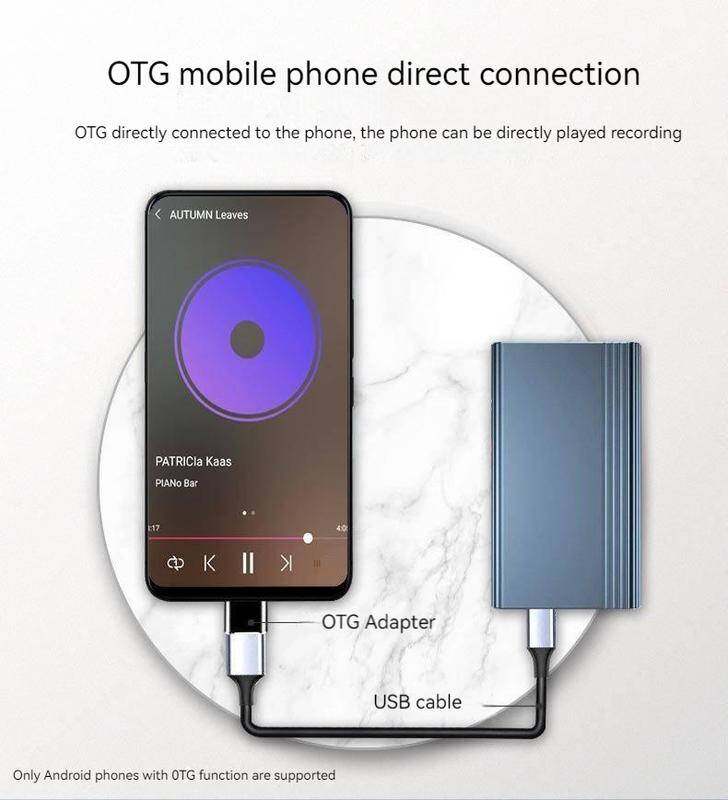 STTWUNAKE Voice Activated Recorder 500hours Digital Recording Device Professional Sound Dictaphone Audio Micro Record Portable Small