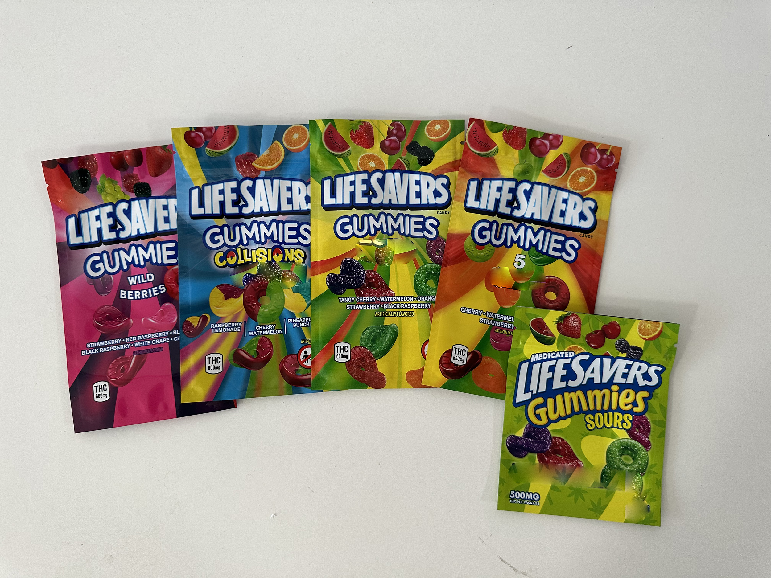 Gummies LIFESAVERS plastic packaging bag 420 edible mylar 500mg gummy candy package baggies
Gummies LIFESAVERS plastic packaging bag 420 edible mylar 500mg gummy candy package baggies
