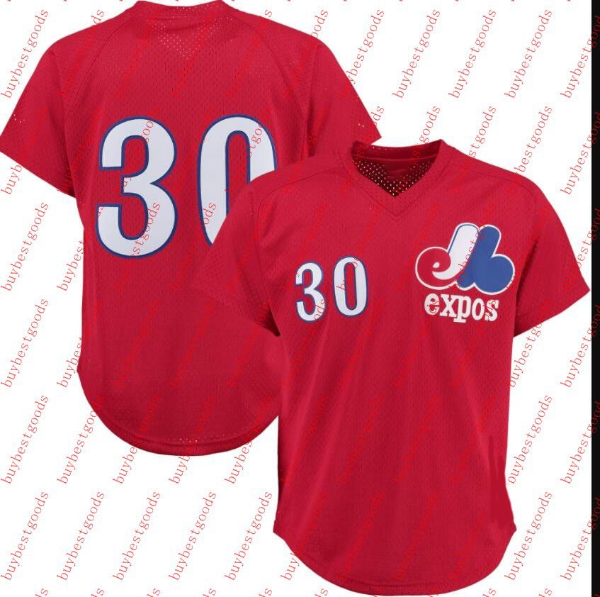 Baseball Jersey Montreal Expos 30 Tim Raines 27 Vladimir Guerrero Custom Pete Rose Pedro Martinez Gary Carter Andre Dawson Stephen Strasburg Jerseys S