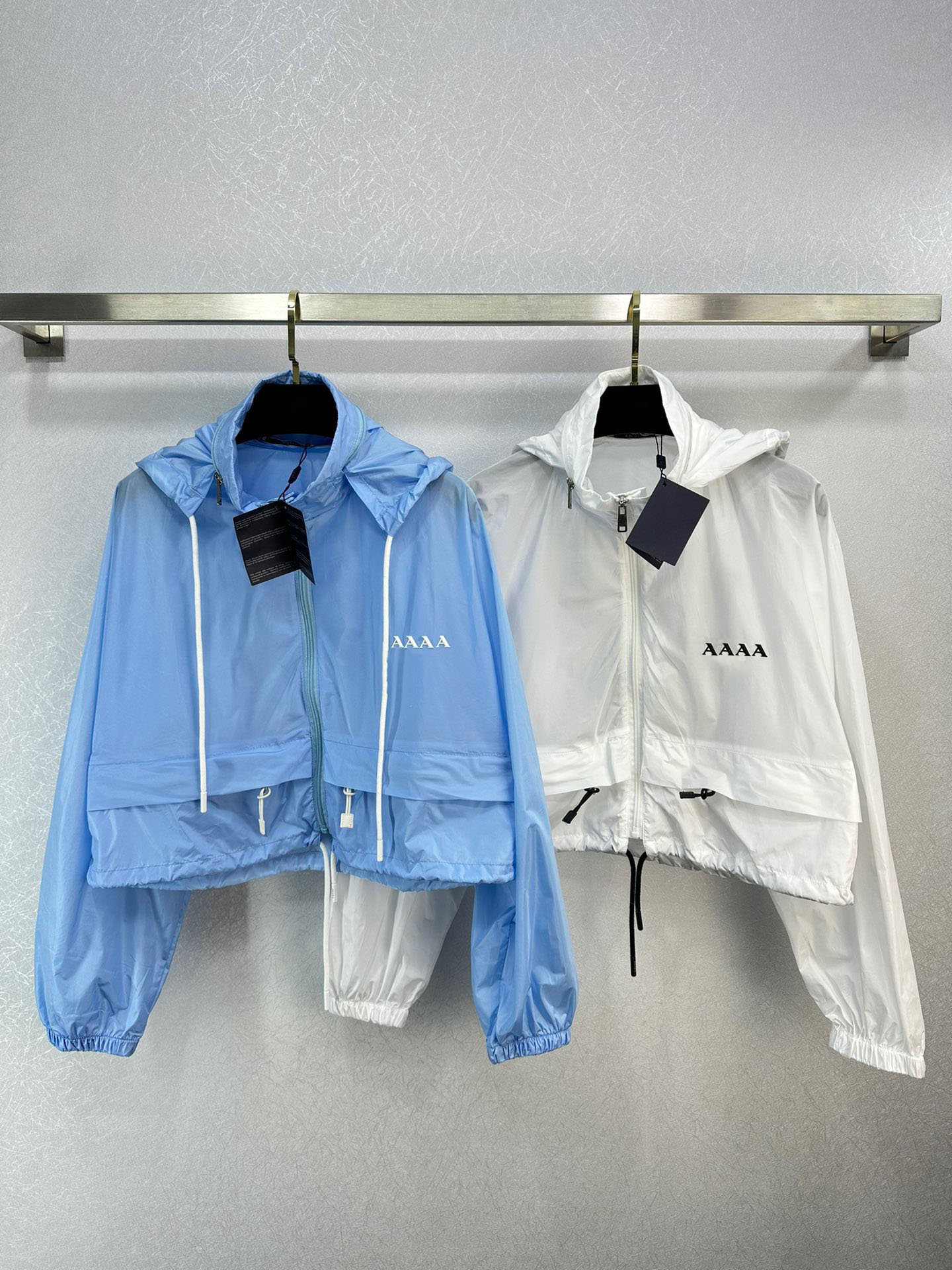 Fashion Women's Jackets Designer Spring Summer 3 Colour Women's Long Sleeve Zip Up Jackets Long Sleeve Casual Hooded Coats For Women, White
Fashion Women's Jackets Designer Spring Summer 3 Colour Women's Long Sleeve Zip Up Jackets Long Sleeve Casual Hooded Coats For Women, White
