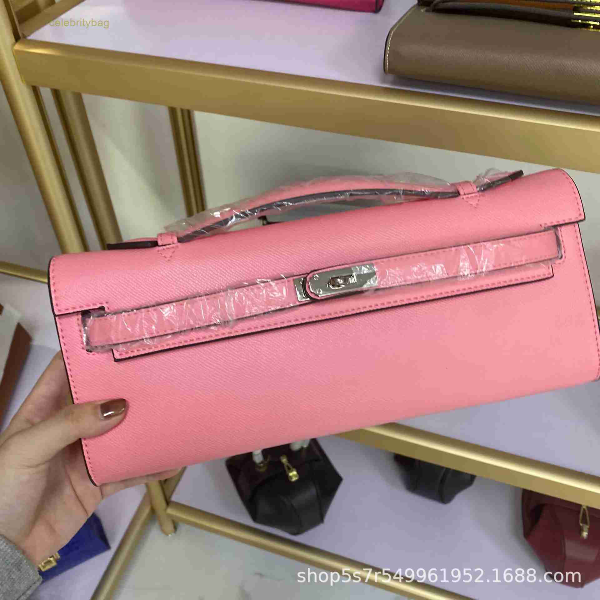Designer Kellies Handbags Hemres Handheld Bag Wallet Outer Sheet High Quality Light Luxury Cowhide Genuine Stick Handle has logo GXEN, Golden brown
Designer Kellies Handbags Hemres Handheld Bag Wallet Outer Sheet High Quality Light Luxury Cowhide Genuine Stick Handle has logo GXEN, Golden brown
