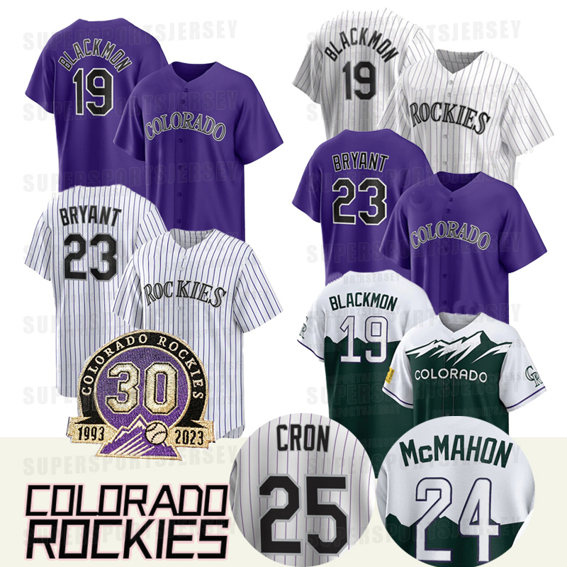 Rockies 30 Years Patch Colorado Baseball Jerseys Kris Bryant Charlie Blackmon German Marquez Kyle Freeland Grichuk McMahon Jurickson Profar Ryan McMahon, Purple cool base +30th patch
Rockies 30 Years Patch Colorado Baseball Jerseys Kris Bryant Charlie Blackmon German Marquez Kyle Freeland Grichuk McMahon Jurickson Profar Ryan McMahon, Purple cool base +30th patch