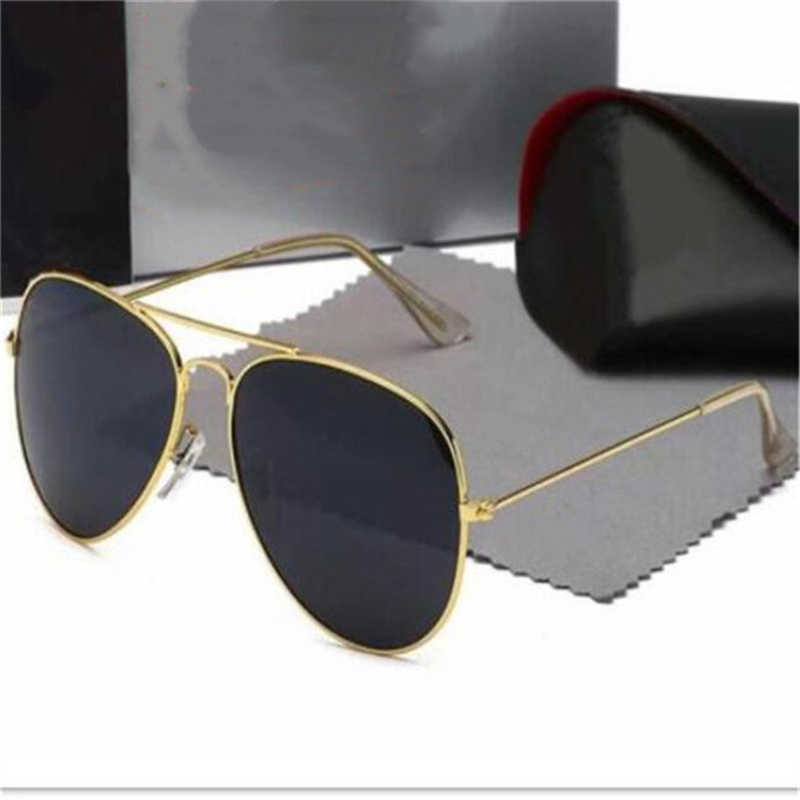 

Designer Kids glasses Sunglasses Fashion Brand Aviator Sunglass Men Women Glasses Polarized UV400 Protective Mirror Metal Frame Eyewear With Box