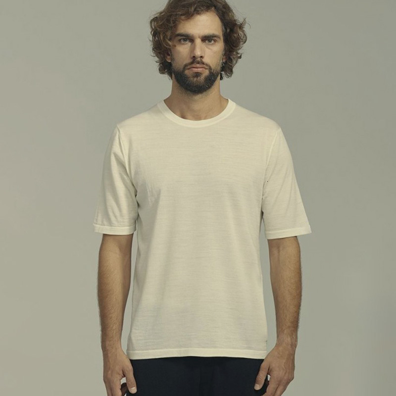 Men's T-Shirts 16.5Micro Superfine Merino Wool Men T Shirt Base Layer Wool Tech Tee Men Shirt Quick dry Wicking Breathable Anti-Odor 230408