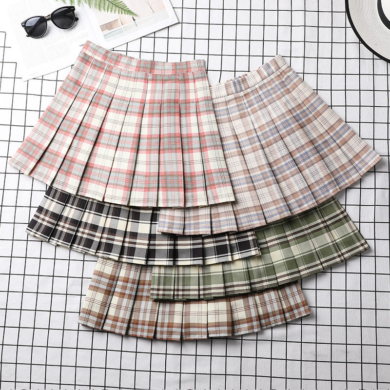 Skirts Pleated Skirt Summer Women's Spring Fashion Korean Prep Style School Girls' Uniforms Harajuku A-line Mini Ski 230408