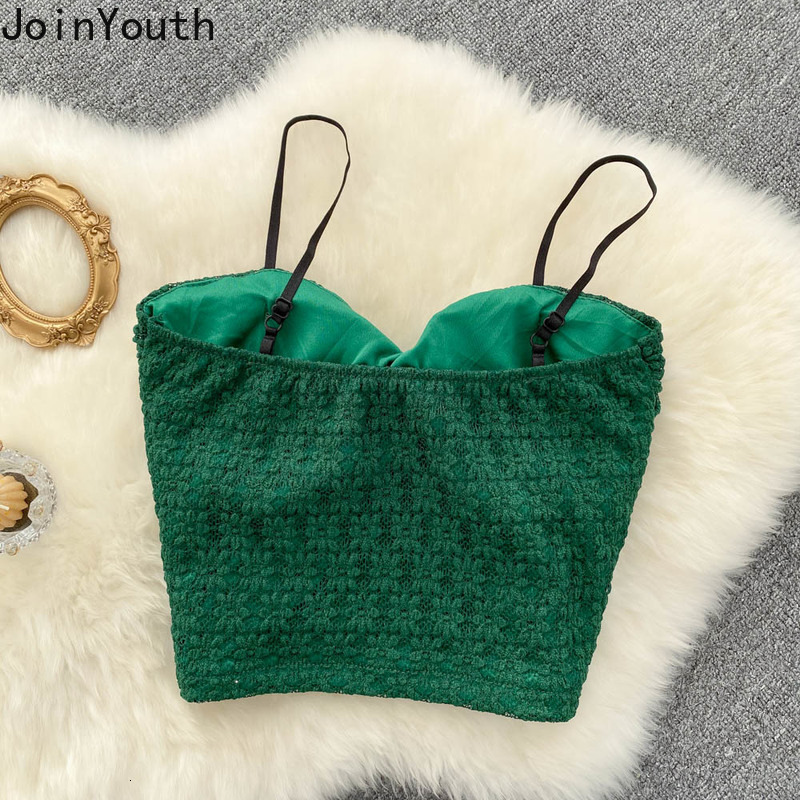 Camisoles Tanks Joinyouth Y2k Crop Top Sexy Women's Strap Tuned Fashion Tank Women's Clothing Korea Club T-shirt Ultra Thin Backless Tank To