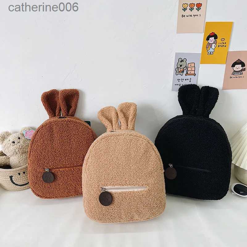 Backpacks Bear Backpacks Portable Children Travel Shopping Rucksacks Cute Bear Shaped Shoulder BackpackL231109