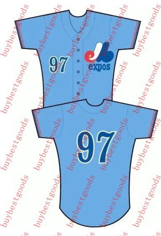 Baseball Jersey Montreal Expos 30 Tim Raines 27 Vladimir Guerrero Custom Pete Rose Pedro Martinez Gary Carter Andre Dawson Stephen Strasburg Jerseys S