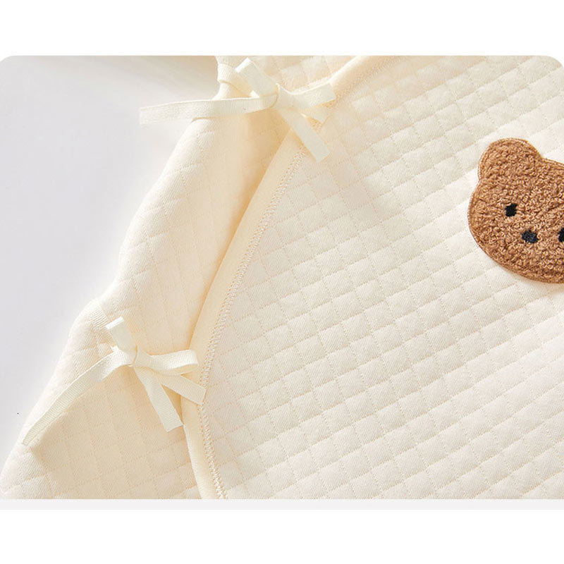 Rompers Warm Cotton born Pajamas Kid baby Boys Girls Clothes Autumn Romper Cute Sweet Bear Jumpsuit Long Sleeve Fall Baby Outfit 230425