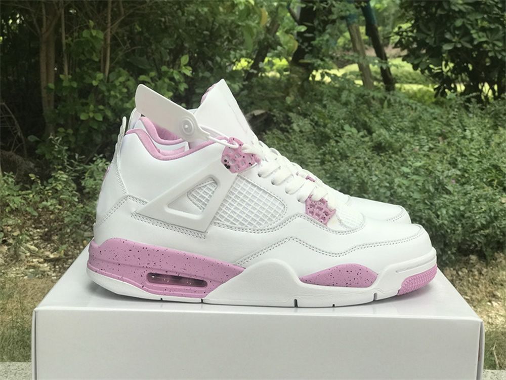 4 Basketball Shoes 4s White Pink Oreo Men Outdoor Sports Sneakers Eur 40-47.5