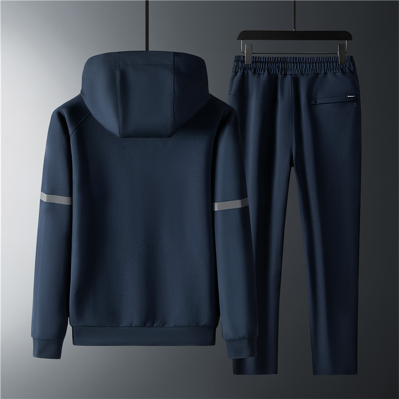 Men's Tracksuits Men's set jogging men's track and field clothing men's autumn two-piece sports shirt hoodie casual cardigan men&#