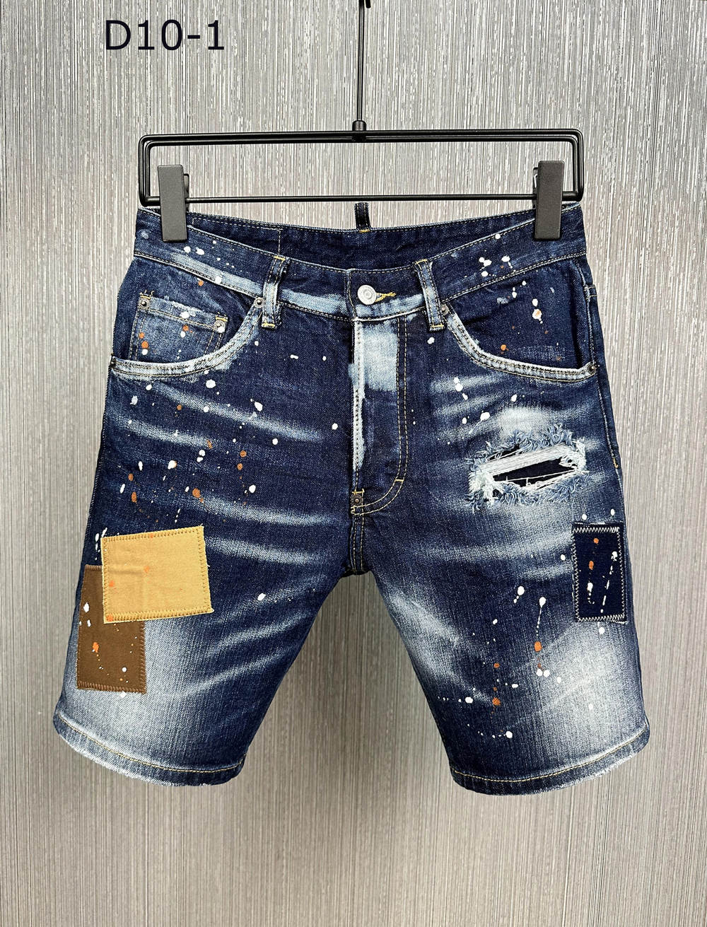 Men Denim Cool Guy Designer Shorts Jeans Embroidery Pants Holes Trouser DSQ2 D2 Dsquared2 Dsquared 2 Italy Size 44-54 #D10, D10
Men Denim Cool Guy Designer Shorts Jeans Embroidery Pants Holes Trouser DSQ2 D2 Dsquared2 Dsquared 2 Italy Size 44-54 #D10, D10