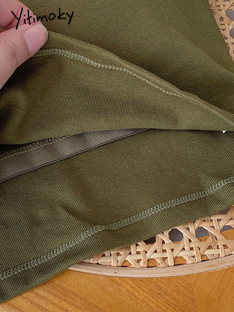 Camisoles Tanks Yitimoky Tank Tops for Women Summer Blended Backless Short Camis Sexy Crop Halter Top Solid Casual Clothing Streetwear 230413