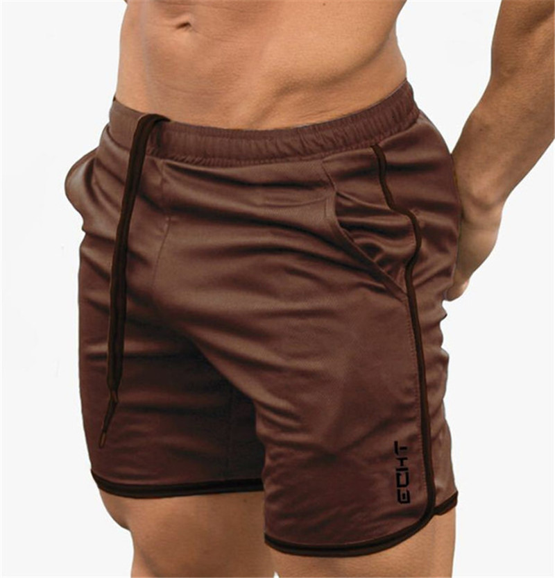 Men's Shorts Men's Fitness and Fitness Shorts Summer Gym Exercise Men's Breathable Mesh Quick Dry Sportswear Jogging Shorts Men's 