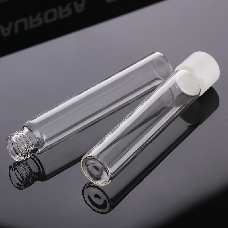 pre roll tube 120MM 115mm GLASS TUBE WITH CHILD RESISTANT BLACK CAP GLASS TUBES