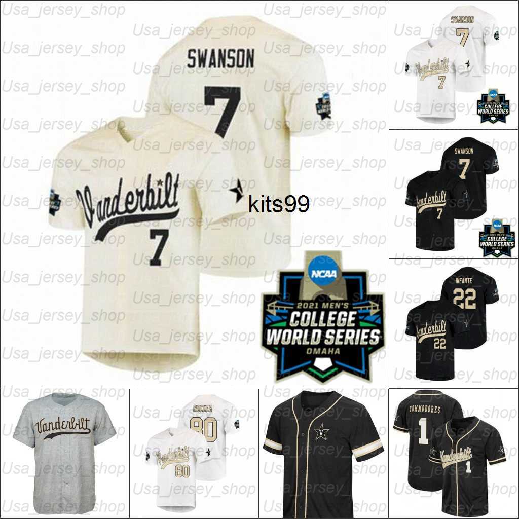 2021 NCAA Vanderbilt College Baseball jerseys Commodores Jack Leiter JJ Bleday Cooper Davis Austin Martin Dansby Swanson Tim Corbin, Black ii
2021 NCAA Vanderbilt College Baseball jerseys Commodores Jack Leiter JJ Bleday Cooper Davis Austin Martin Dansby Swanson Tim Corbin, Black ii