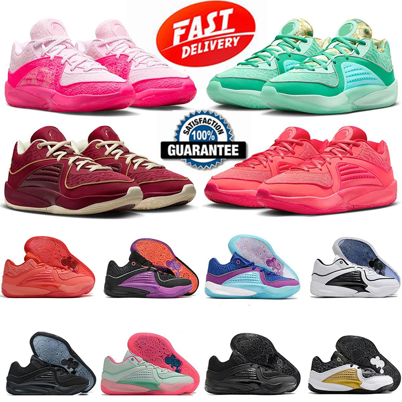 top kd 16 men basketball shoes kd16 designer trainers ny vs. ny kd aunt pearl black pink green red white metallic gold bred durants mens outdoor sneakers size 40-46