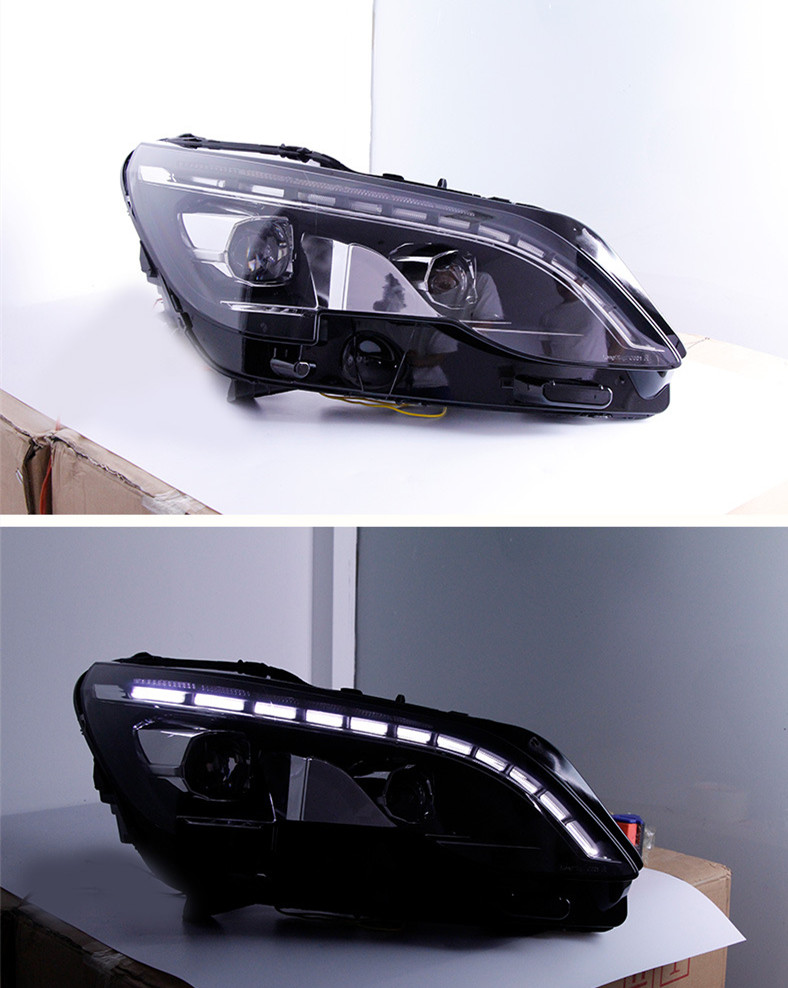 Car Lights For Peugeot 4008 Headlight Assembly 20 17-20 19 LED Streaming Turn Signal Daylight 5008 Xenon Headlight