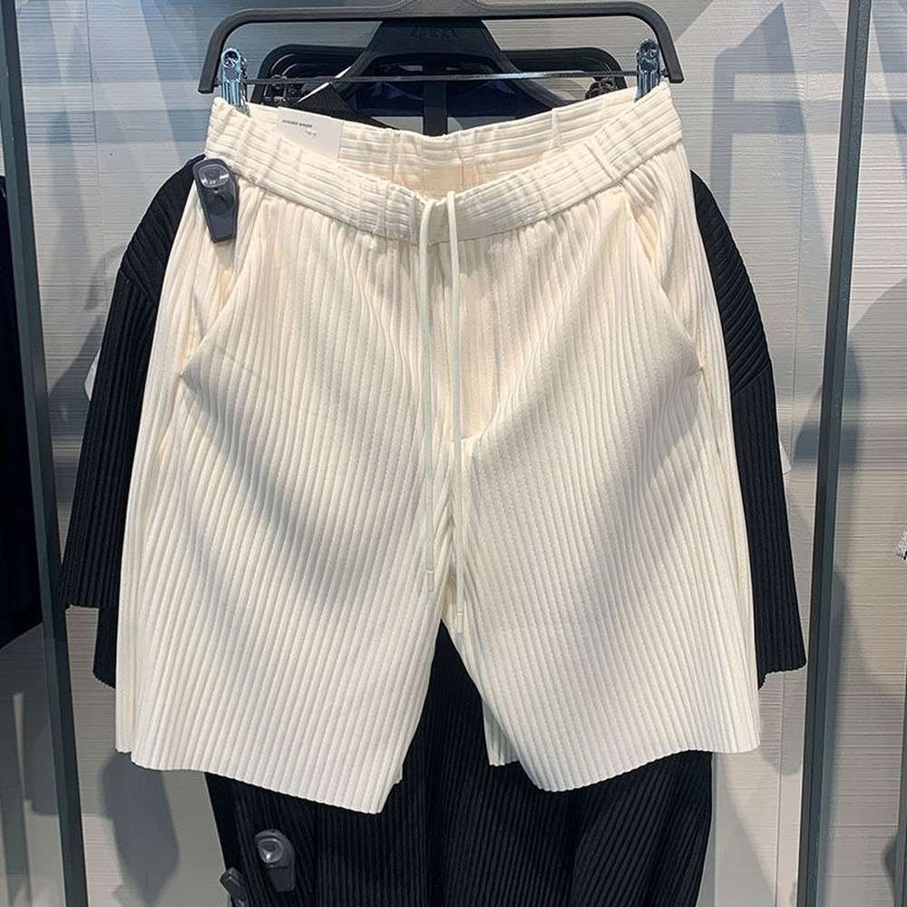 Men's Shorts Korean fashion shorts men's solid color breathable cool shorts men's jogging street clothing shorts trends in 230408
