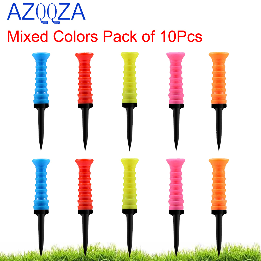 Golf Tees Soft Rubber Cushion Top Plastic 83mm 3 26inch Mixed Colors Pack of 10Pcs gift for husband wife kids high quality 230408
Golf Tees Soft Rubber Cushion Top Plastic 83mm 3 26inch Mixed Colors Pack of 10Pcs gift for husband wife kids high quality 230408