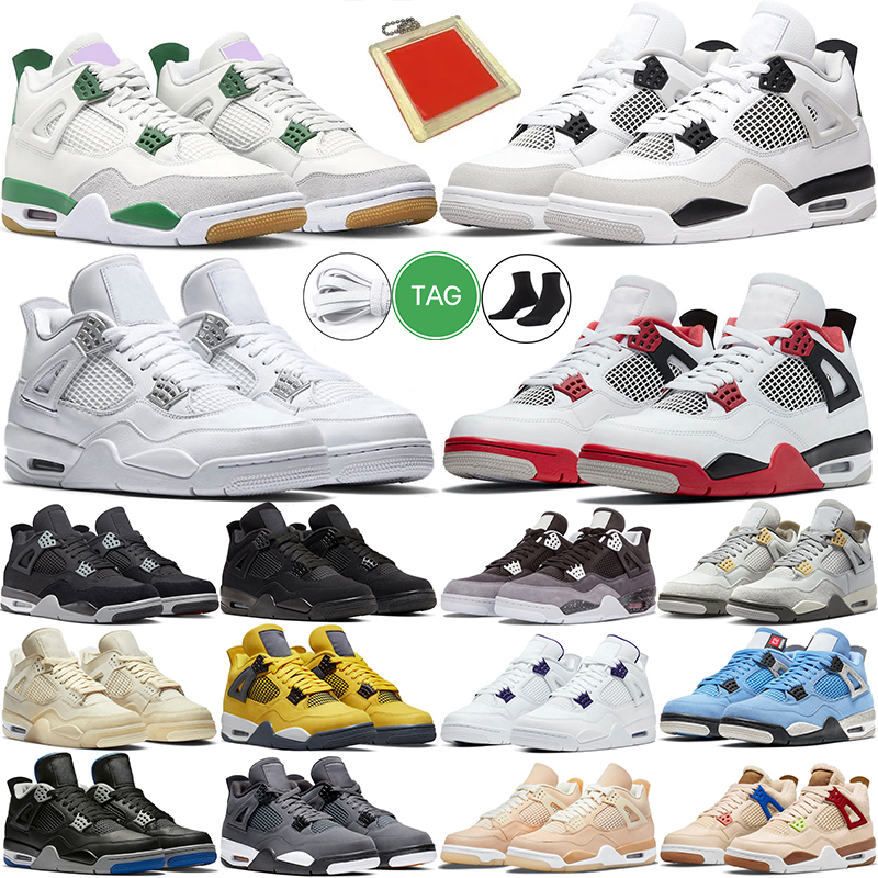 Basketball Shoes Military Black Cat 4 4s White Oreo Midnight Fire Red Grey retro Cement Men Women Sail University Blue Thunder Bred pine green Pure mens trainer, #10
Basketball Shoes Military Black Cat 4 4s White Oreo Midnight Fire Red Grey retro Cement Men Women Sail University Blue Thunder Bred pine green Pure mens trainer, #10