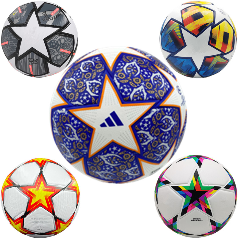 22 23 Top quality Champions League Soccer balls size 5 Europe football ball Final KYIV PU granules slip-resistant
22 23 Top quality Champions League Soccer balls size 5 Europe football ball Final KYIV PU granules slip-resistant