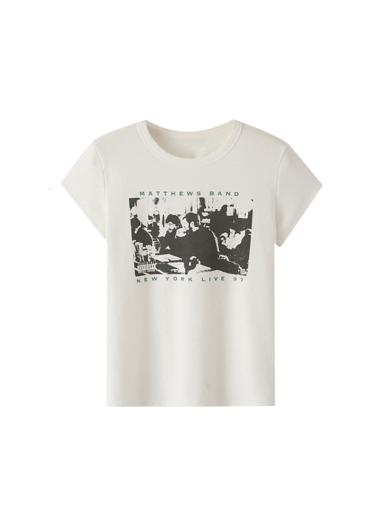 Women s T Shirt PUWD Women Printed Character Patterns Soft Cotton Tees Summer Fashion Ladies O Neck Short Sleeves Female Knitted Casual Top 230407
