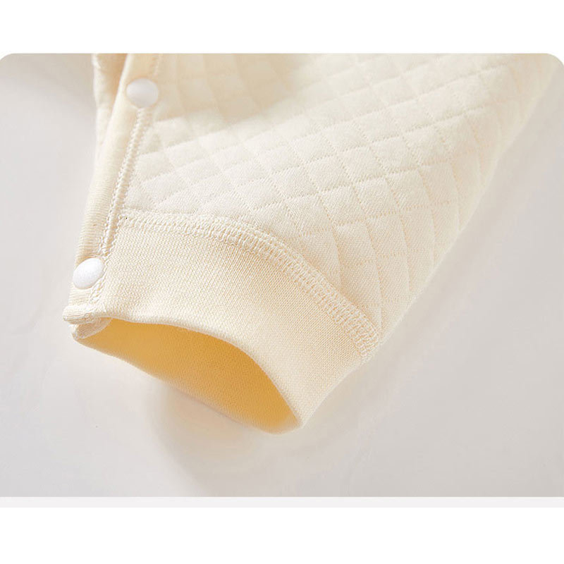 Rompers Warm Cotton born Pajamas Kid baby Boys Girls Clothes Autumn Romper Cute Sweet Bear Jumpsuit Long Sleeve Fall Baby Outfit 230425