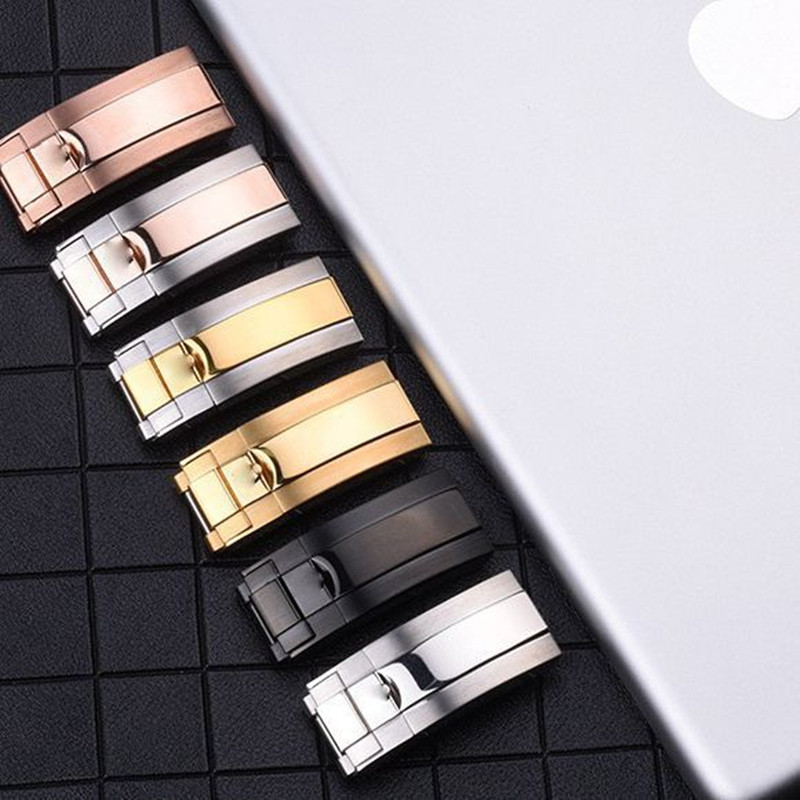 Watch Bands Accessories Band Metal Buckle For Green Water Ghost Yacht 16 18*9mm Men Stainless Steel Clasp