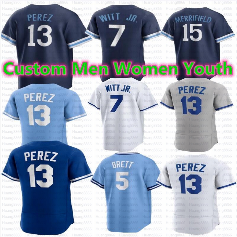 7 Bobby Witt Jr. Baseball Jersey 9 Vinnie Pasquantino 5 George Brett Salvador Perez Nicky Lopez Hunter Dozier Nick Pratto Ryan Yarbrough, Men
7 Bobby Witt Jr. Baseball Jersey 9 Vinnie Pasquantino 5 George Brett Salvador Perez Nicky Lopez Hunter Dozier Nick Pratto Ryan Yarbrough, Men
