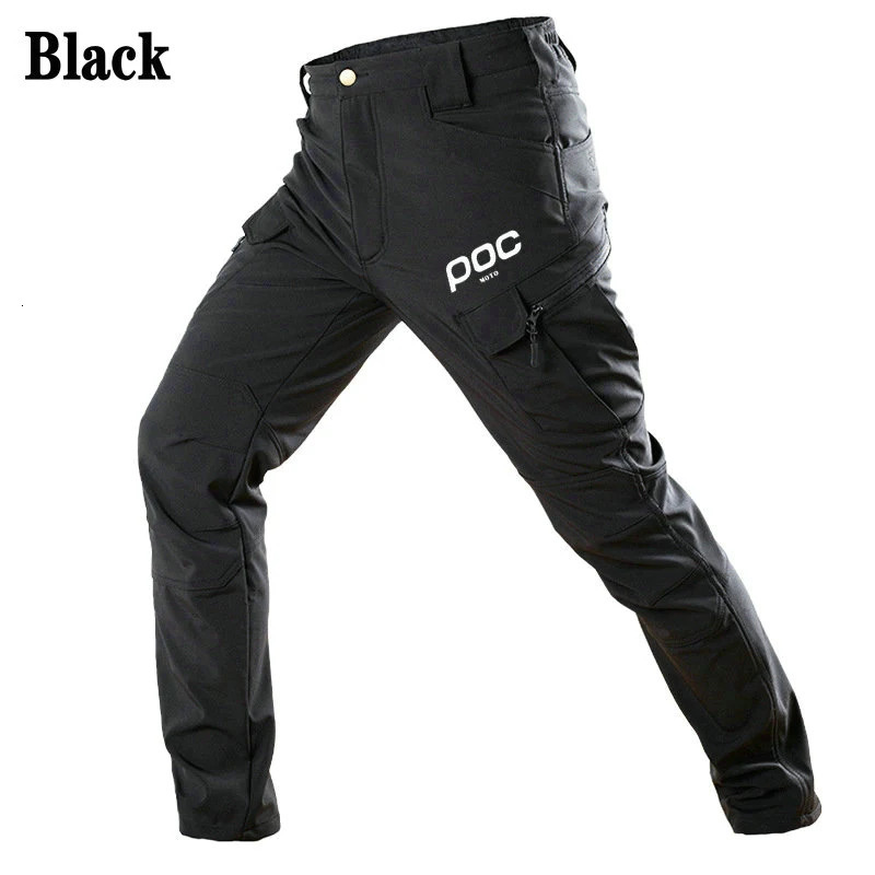 Cycling Pants Cycling Pants Riding Mountain Moto POC Bike Long Pant Motocross Cycle Pants Bicycle Waterproof Sport Hiking Camping Trouser 231109