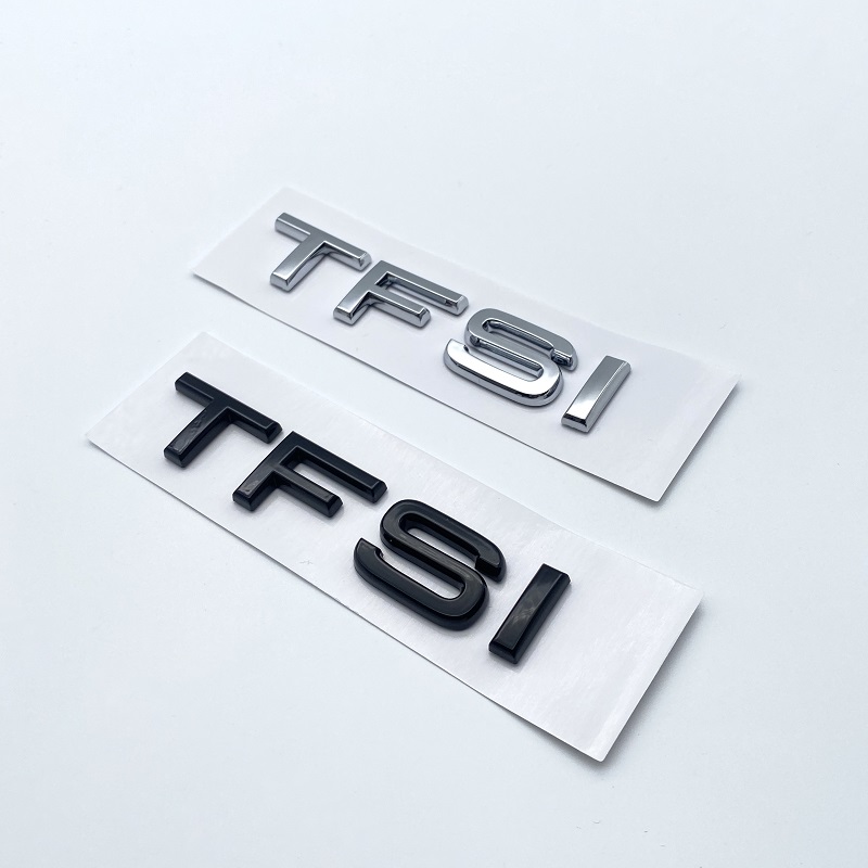 TFSI Badge For Audi A1 A3 A4 A5 A6 A6L A7 A8 S3 S6 Q3 Q5 Q7 TT S RS 3D Chrome Glossy Black Rear Letter Emblem Sticker Good Quality
TFSI Badge For Audi A1 A3 A4 A5 A6 A6L A7 A8 S3 S6 Q3 Q5 Q7 TT S RS 3D Chrome Glossy Black Rear Letter Emblem Sticker Good Quality