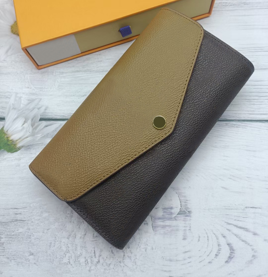 Fashion designer wallets luxury envelope purses mens womens wallet high-quality brown flower letter long credit card holders slim money clutch bags with box, 80726#brown monogrames
Fashion designer wallets luxury envelope purses mens womens wallet high-quality brown flower letter long credit card holders slim money clutch bags with box, 80726#brown monogrames