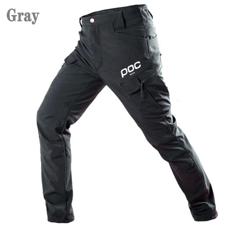 Cycling Pants Cycling Pants Riding Mountain Moto POC Bike Long Pant Motocross Cycle Pants Bicycle Waterproof Sport Hiking Camping Trouser 231109