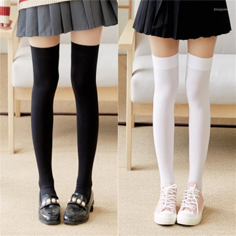 

Women Socks 1Pair Sexy Warm Thigh High Stockings Over Knee Velvet Calze Stretch Stocking Temptation Medias Overknee Long, Black