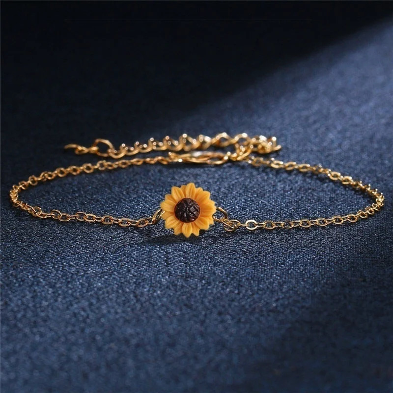 Stud 35pcsset Pendant Necklaces Earring Bracelet Ring Set Sunflower Jewelry Summer Fashion Women Accessories 231109