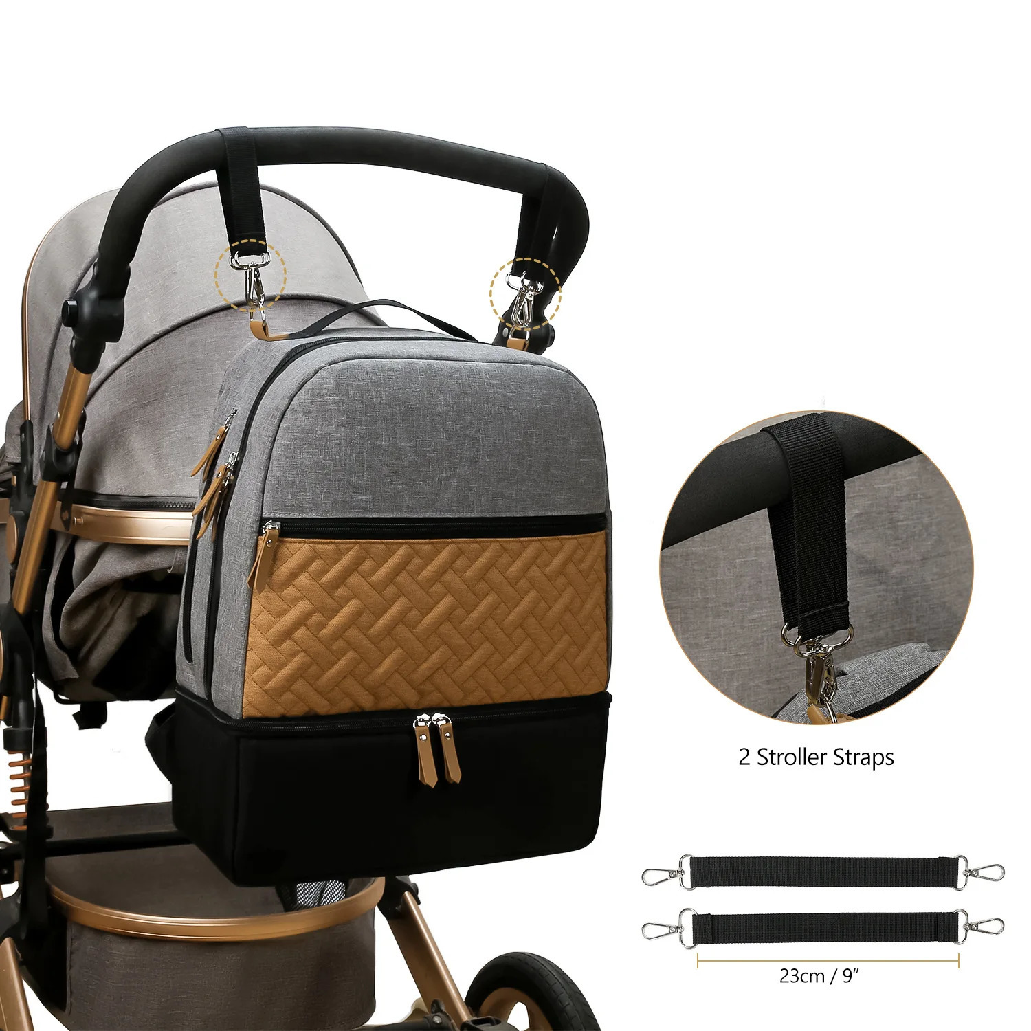 Diaper Bags Baby Bag Diaper Bag Backpack Baby Bottle Bag for Parents Stylish Baby Bag OrganizerSophisticated and Spacious Backpack 231108