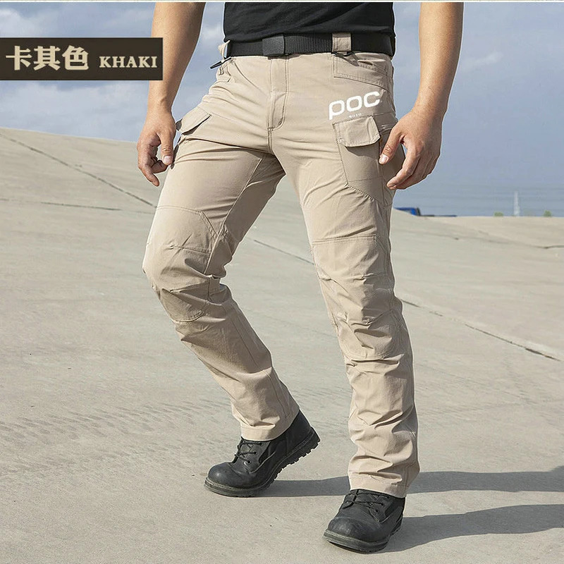 Cycling Pants Cycling Pants Riding Mountain Moto POC Bike Long Pant Motocross Cycle Pants Bicycle Waterproof Sport Hiking Camping Trouser 231109