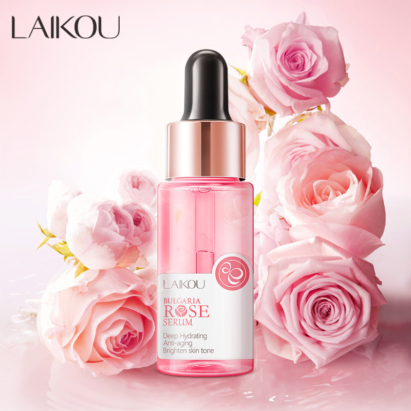 LAIKOU a Rose Face Deep Moisturizing Hydrating Anti-Aging Brighten Tone Remove Spots Shrink Pores Skin Care Serum