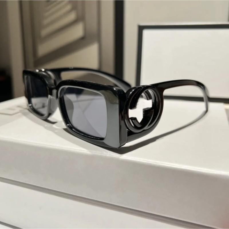 designer sunglasses For women and Men 8406 Fashion Model Special UV400 Protection Letter Leg Double Beam Frame Outdoor Brand Design Square Top Cyclone Sunglasses