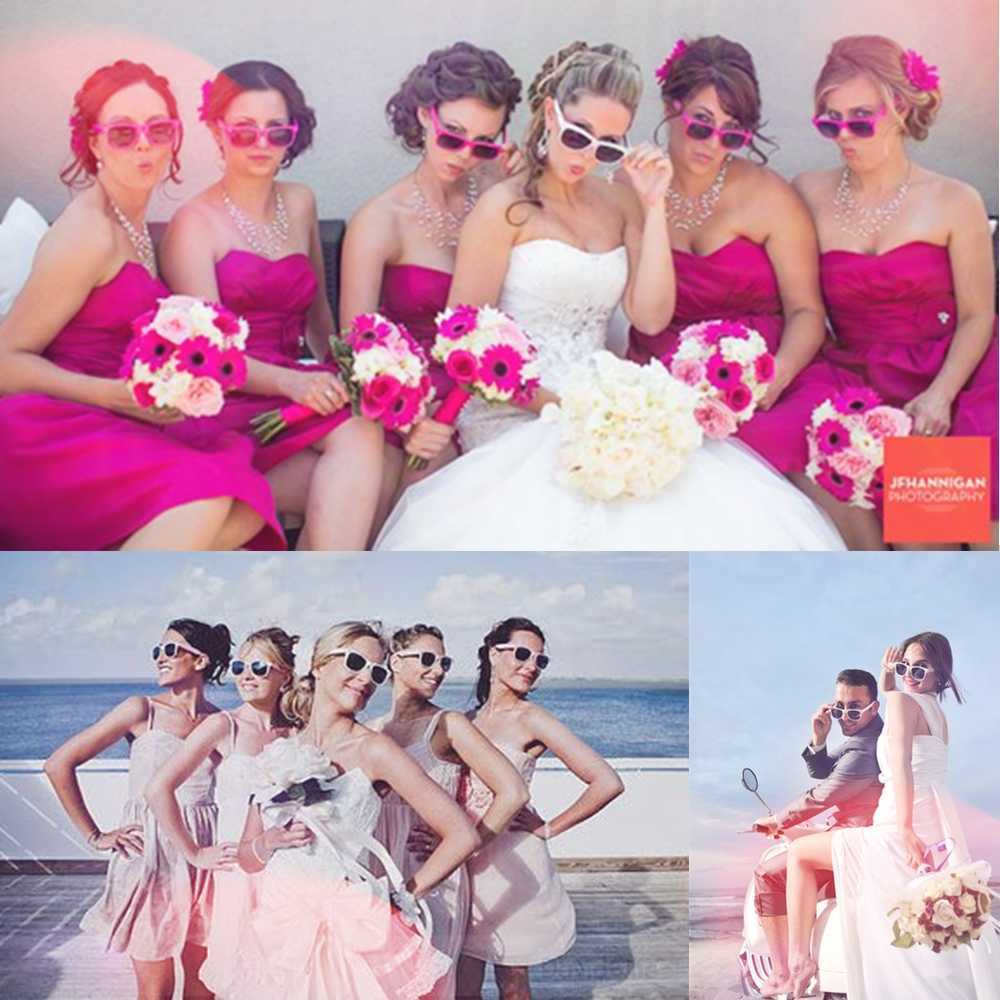 Sunglasses Lovatfirs 10 Pack Sunglasses for Party Women Men Kids Multicolor UV Protection Black White Green Red Pink Z0408