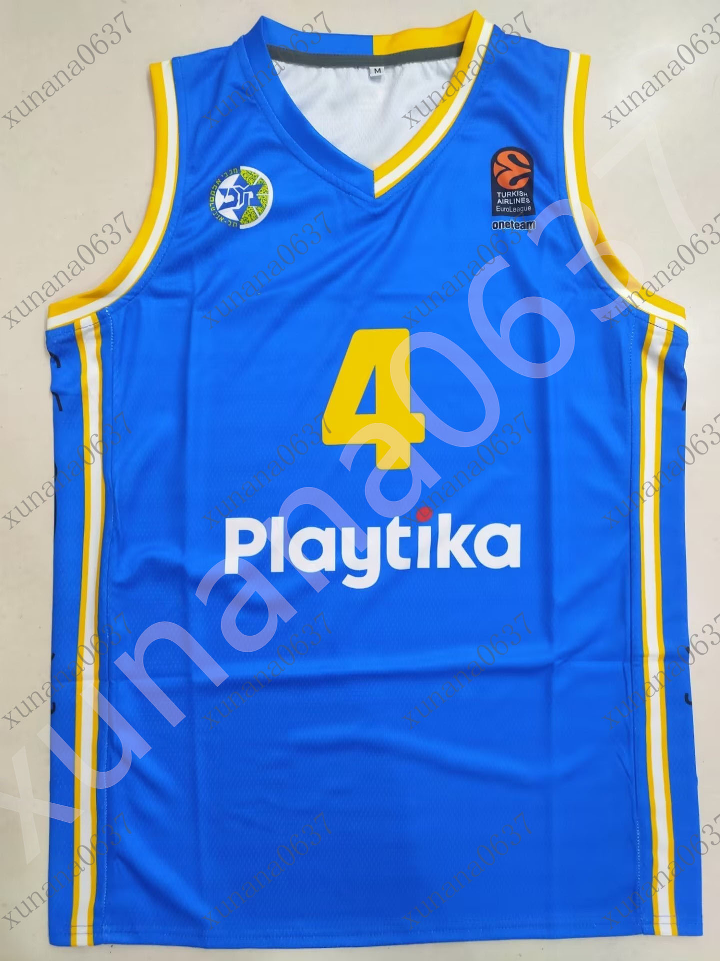 Basketball Jersey Maccabi Playtika Tel Aviv LORENZOBROWN 2022-023 European Season Adult Can be customized, Blue
Basketball Jersey Maccabi Playtika Tel Aviv LORENZOBROWN 2022-023 European Season Adult Can be customized, Blue
