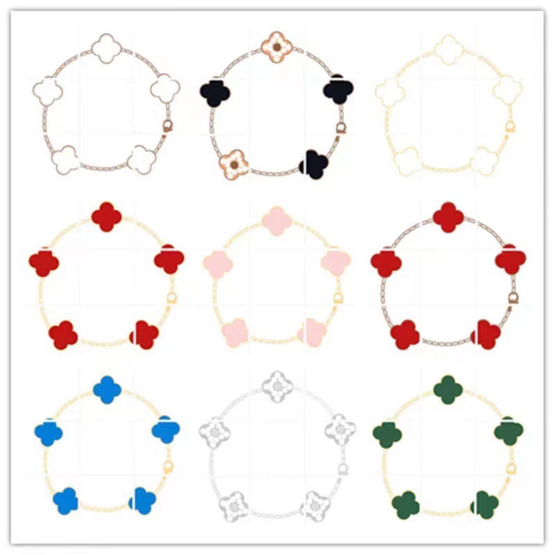 Fashion Classic 4/Four Leaf Clover Charm Bracelets Bangle Chain 18K Gold Agate Shell Mother-of-Pearl for Women&Girl Wedding Mother' Day Jewelry Women gifts
Fashion Classic 4/Four Leaf Clover Charm Bracelets Bangle Chain 18K Gold Agate Shell Mother-of-Pearl for Women&Girl Wedding Mother' Day Jewelry Women gifts