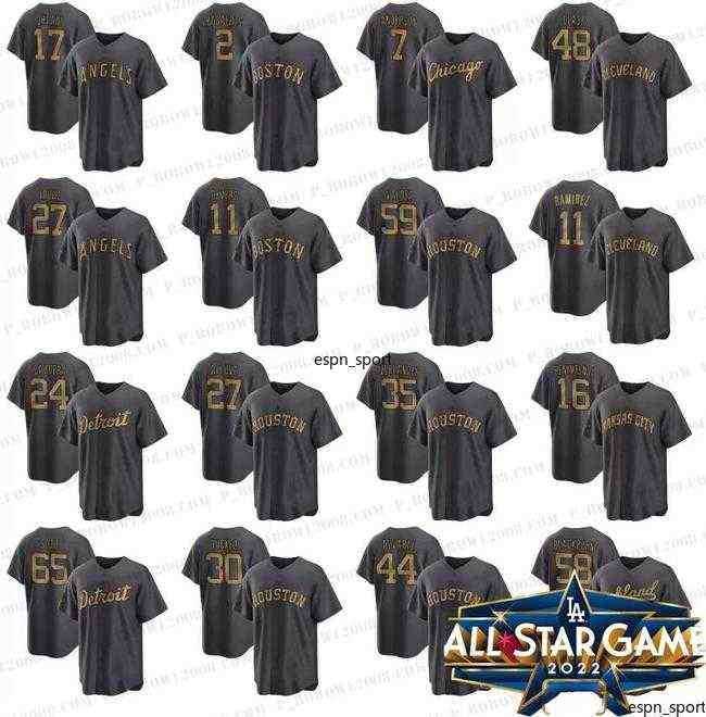 Jay College Baseball Wears Baseball Jerseys 2022 All-Star Game Gray Shohei Ohtani JerseyMike Trout Yordan Alvarez Paul Blackburn Andrew Beninten, 7 tim anderson
Jay College Baseball Wears Baseball Jerseys 2022 All-Star Game Gray Shohei Ohtani JerseyMike Trout Yordan Alvarez Paul Blackburn Andrew Beninten, 7 tim anderson