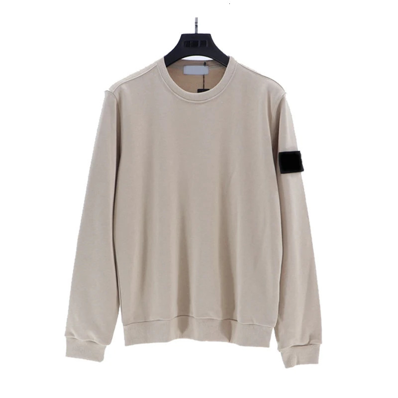 Men's Hoodies Sweatshirts Fashion Round Neck Solid Color Stone for Women Men Sweatshirt Spring Autumn Cotton Loose Sleeve Label Pullovers Pink 23