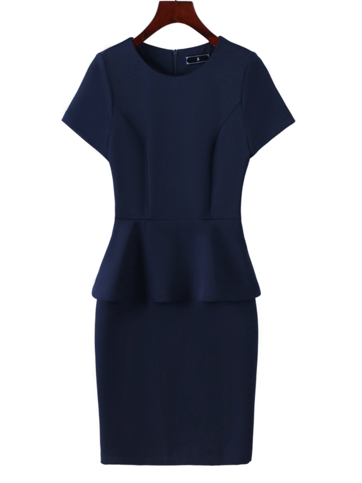 High End Professional Office Dress Women Summer Elegant Jewelry Hotel Front Desk Uniform Sales Reception Beautician Work Clothes