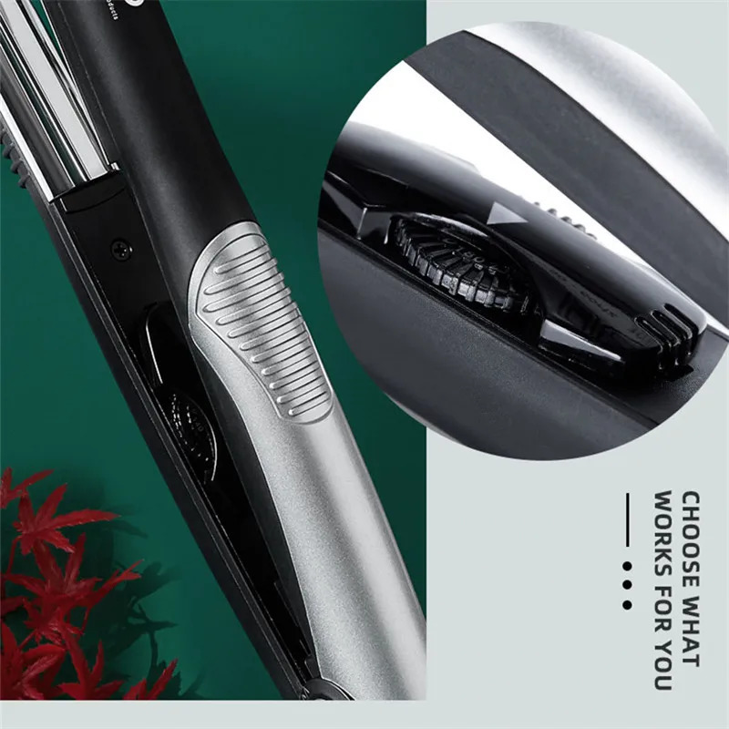 Curling Irons ABP arc splint U clip for men's short hair fluffy texture small concave and convex barber shop for curling rods u patt110v-240v 231