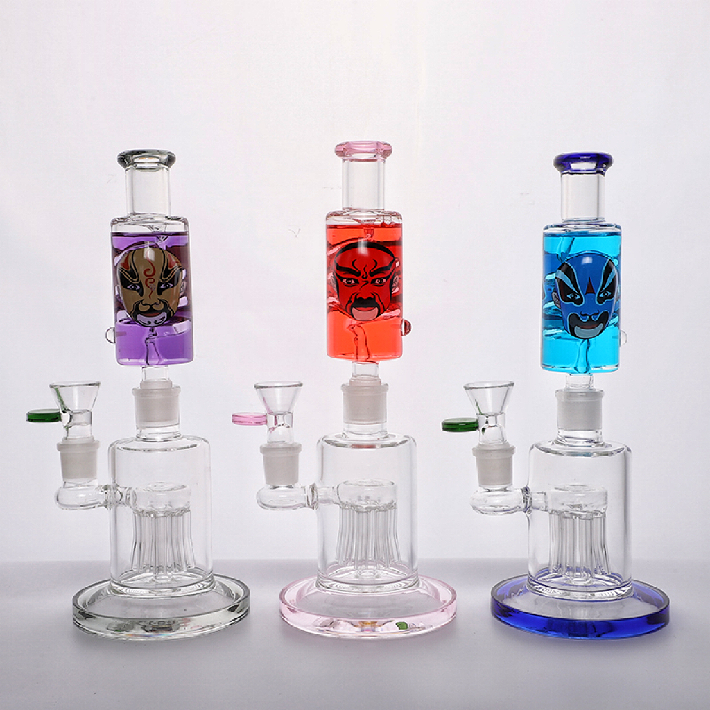 Traditional facial makeup glass bong glycerol freezing pipeline dual penetration chamber 18mm
Traditional facial makeup glass bong glycerol freezing pipeline dual penetration chamber 18mm