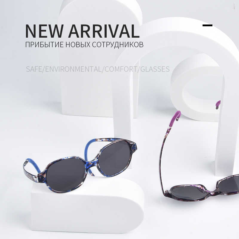 Sunglasses 2023 New SECG Brand Children's Sun UV Protection Sunglasses For Boys And Girls Large Children Boys Fashion Cool Glasses Z0408