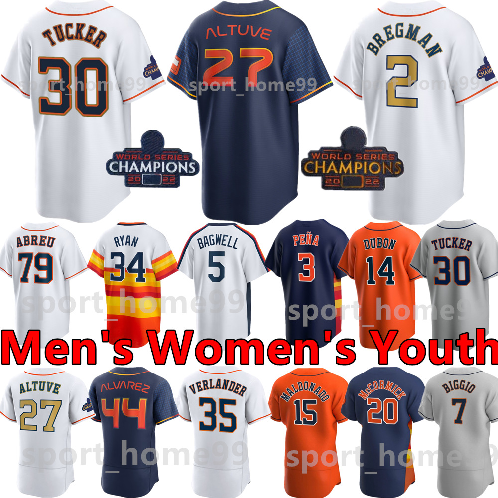2023 Top Quality 2 Alex Bregman Jersey 3 Jeremy Pena 44 Yordan Alvarez 79 Jose Abreu 30 Kyle Tucker 17 David Hensley 27 Jose Altuve 34 Nolan Ryan Custom Baseball Jerseys, Color 2
2023 Top Quality 2 Alex Bregman Jersey 3 Jeremy Pena 44 Yordan Alvarez 79 Jose Abreu 30 Kyle Tucker 17 David Hensley 27 Jose Altuve 34 Nolan Ryan Custom Baseball Jerseys, Color 2